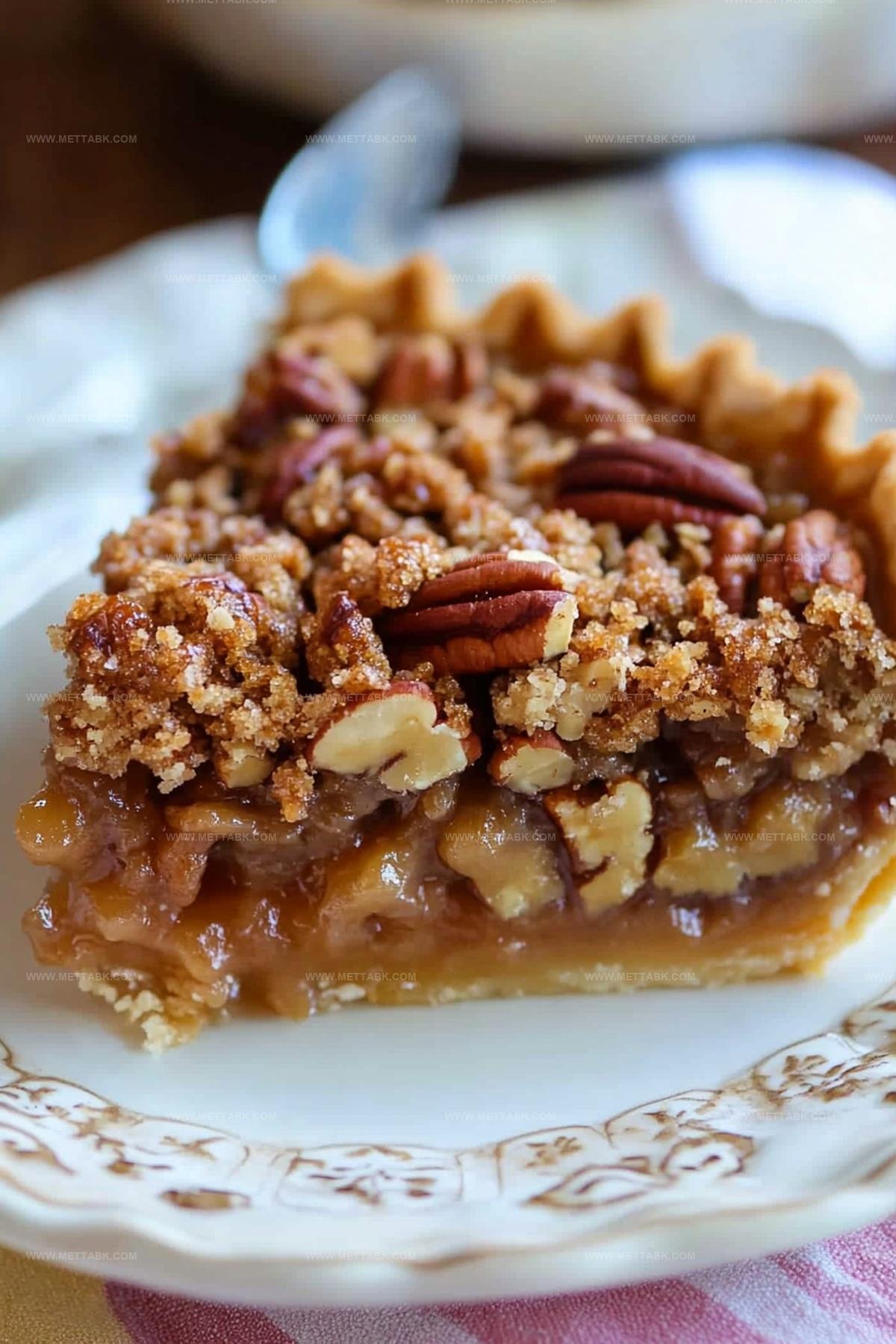 Pecan Pie With Streusel Topping Recipe