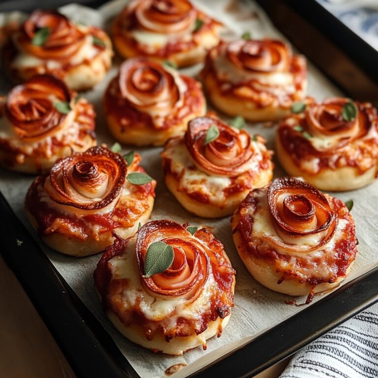 Valentines Day Pizza Roses Recipe