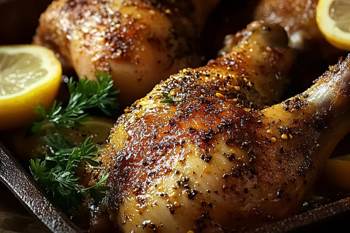 Lemon Pepper Chicken Legs And Thighs Recipe