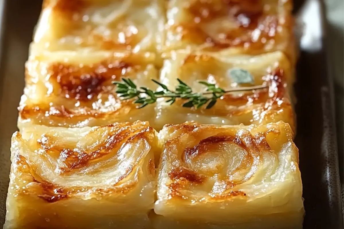 Grandmas Onion Squares Recipe