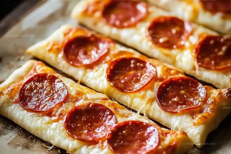 Cheesy Pepperoni Pizza Sticks Recipe