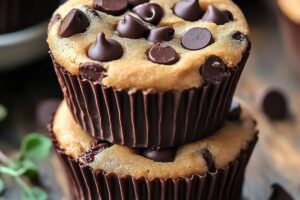 Peanut Butter Chocolate Chip Cookie Cups Recipe