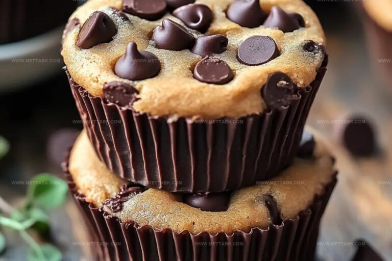 Peanut Butter Chocolate Chip Cookie Cups Recipe