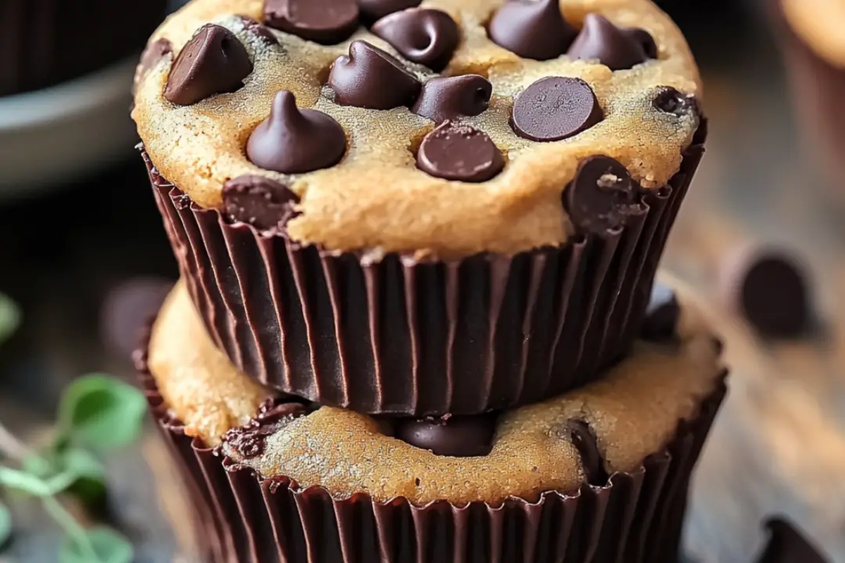 Peanut Butter Chocolate Chip Cookie Cups Recipe