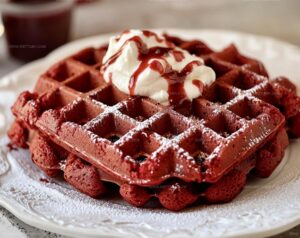 Red Velvet Waffles Recipe