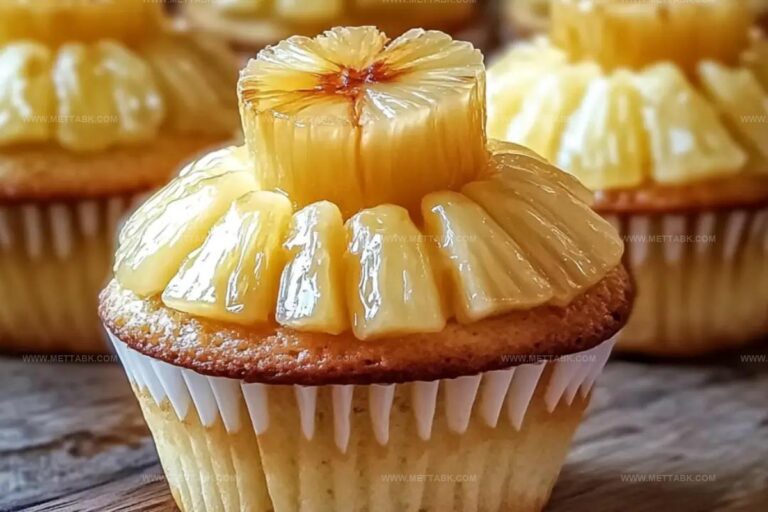 Four Ingredient Pineapple Cupcakes Recipe