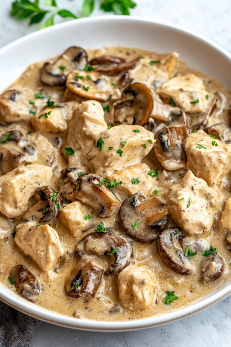 Chicken Mushroom Stroganoff Recipe