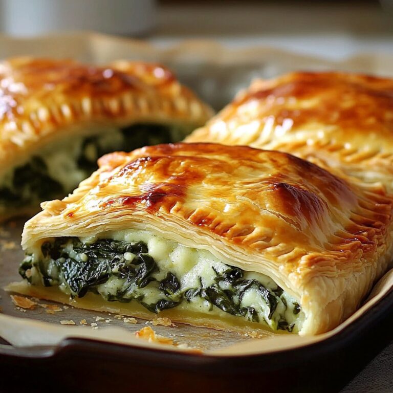 Spinach Stuffed Pie Recipe