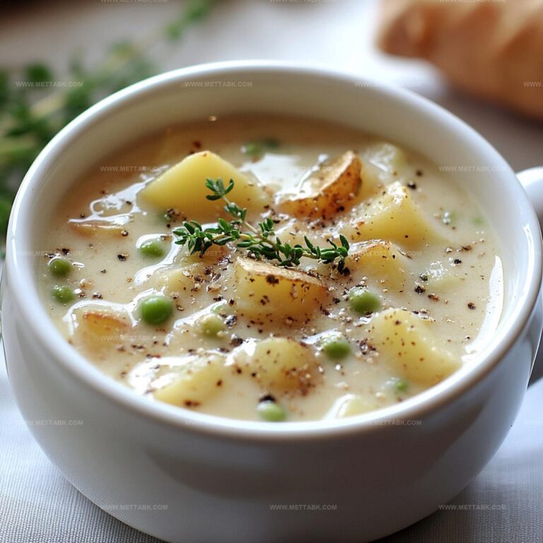 Creamy Potato And Pea Chowder Recipe