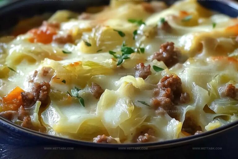 Creamed Cabbage And Ground Beef Casserole Recipe
