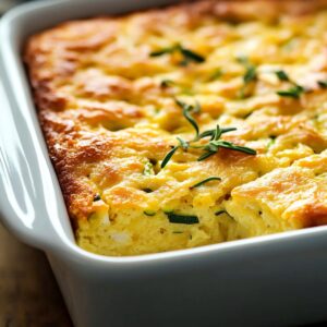 Zucchini Cornbread Casserole Recipe