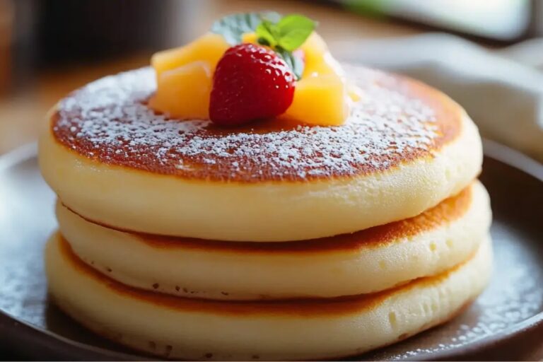 Delicious Fluffy Japanese Souffle Pancakes Recipe