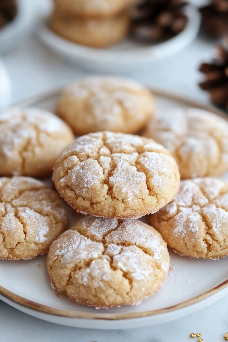 Brown Butter Cinnamon Crinkle Cookies Recipe