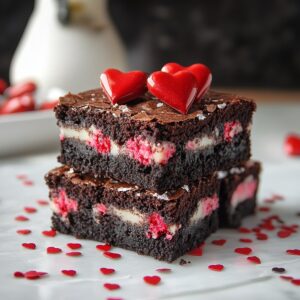 Valentines Oreo Brownies Recipe