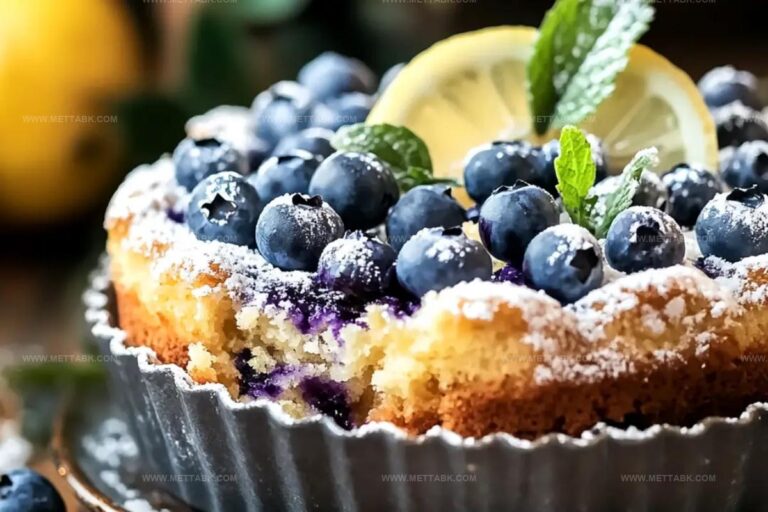 Lemon Blueberry Coffee Cake Recipe