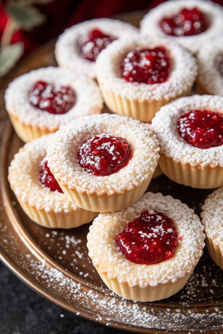 Mini Raspberry Almond Tarts Recipe