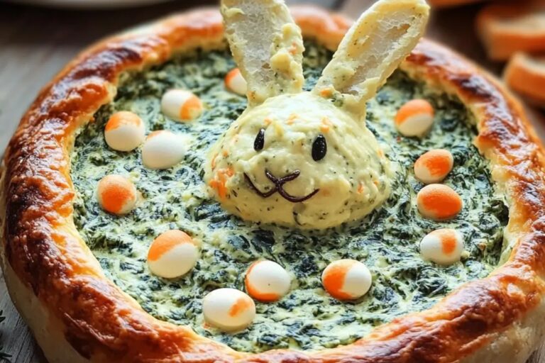 Easter Bunny Spinach Dip Recipe