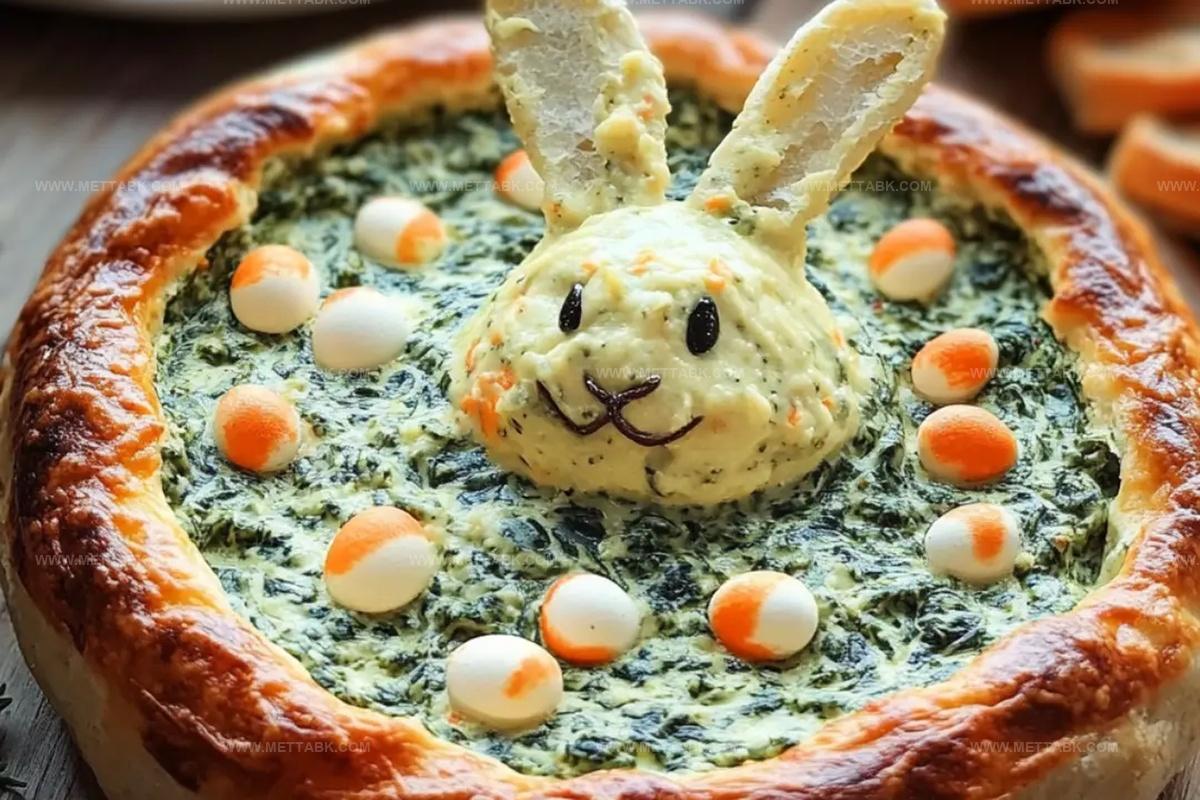 Easter Bunny Spinach Dip Recipe