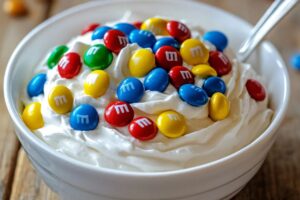 M&Ms Cool Whip And Pudding Frosting Recipe