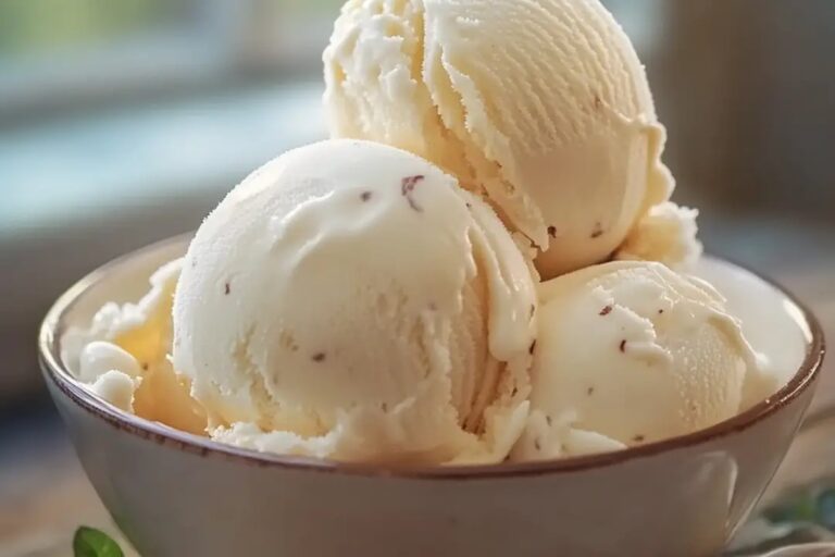 Homemade Vanilla Ice Cream Recipe