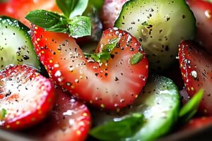 Strawberry Cucumber Salad Recipe
