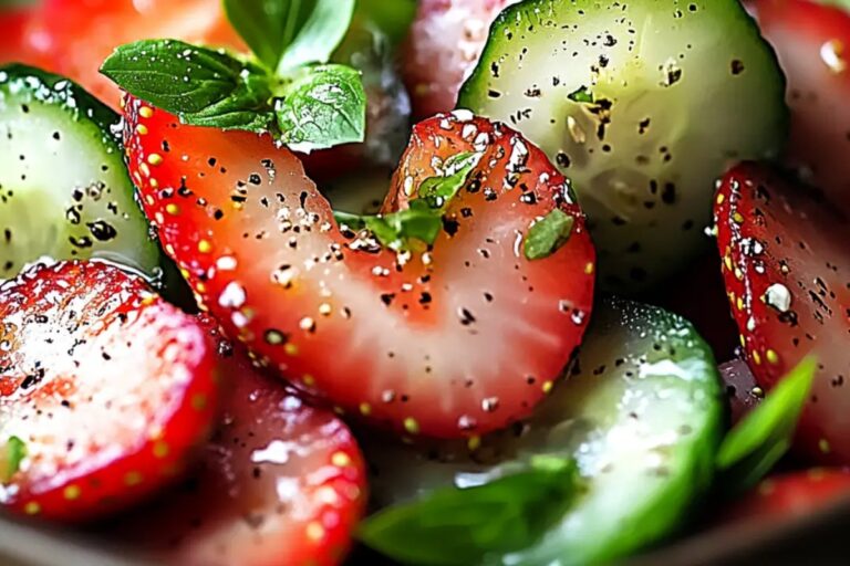 Strawberry Cucumber Salad Recipe