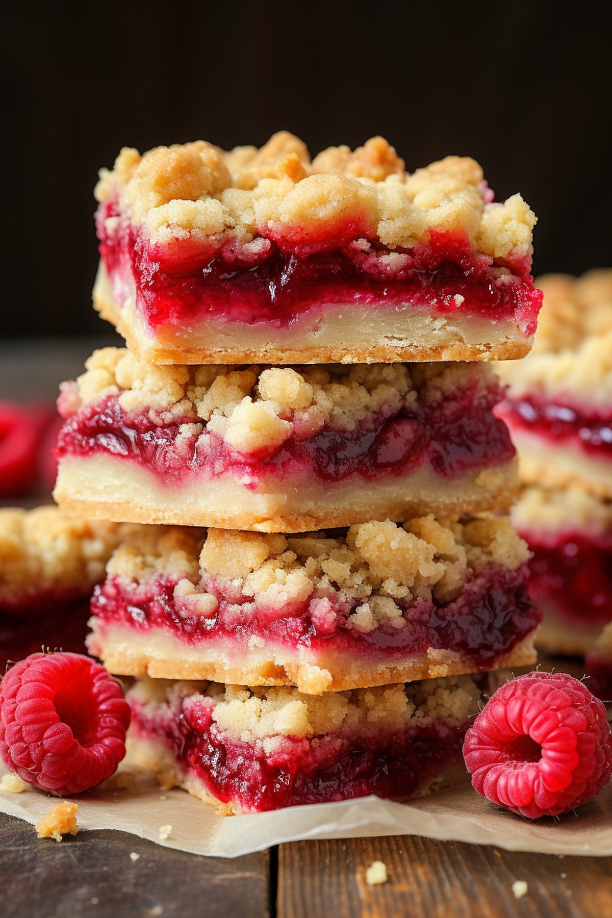 Raspberry Crumb Bars Recipe