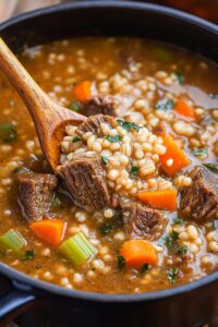 Beef Barley Soup Recipe