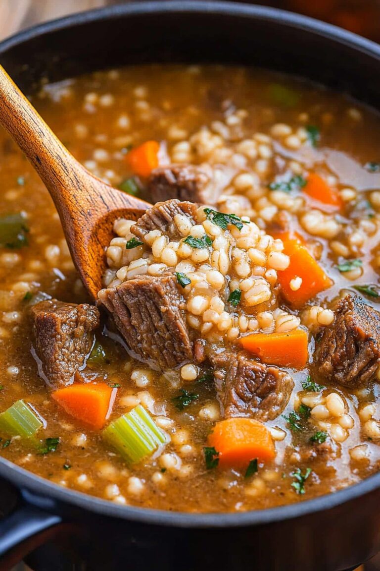 Beef Barley Soup Recipe