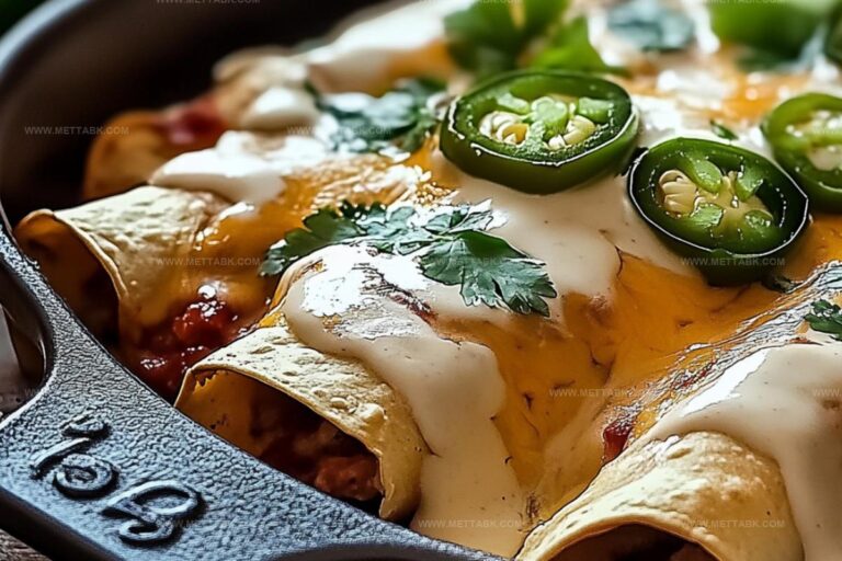 Jalapeno Popper Cheesy Chicken Enchiladas With Creamy Sauce Recipe