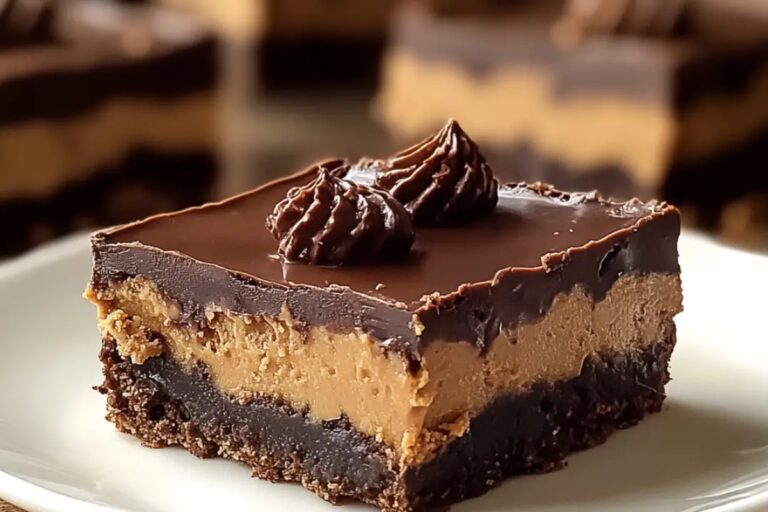 Chocolate Peanut Butter Dream Bars Recipe