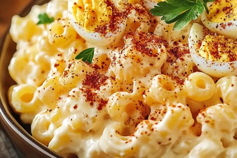 Deviled Egg Macaroni Salad Recipe