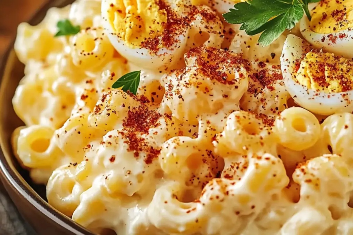 Deviled Egg Macaroni Salad Recipe