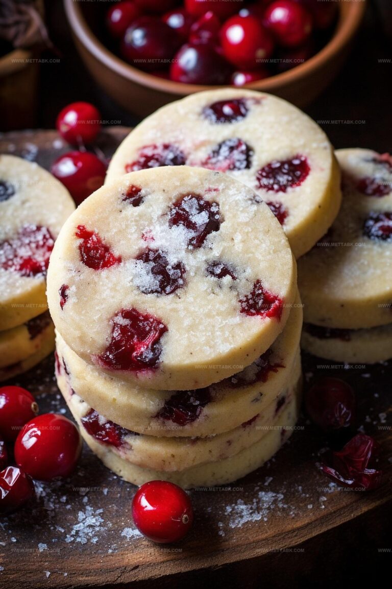 Christmas Maraschino Cherry Shortbread Cookies Recipe