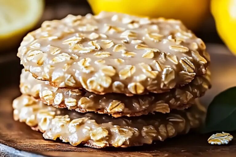 Lemon Oatmeal No-Bake Cookies Recipe