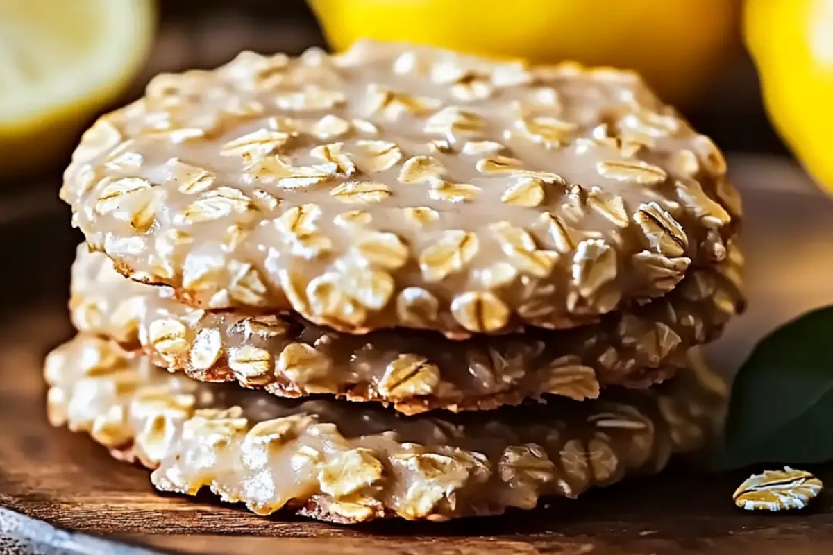Lemon Oatmeal No-Bake Cookies Recipe