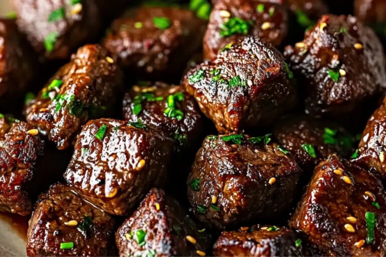 Garlic Steak Bites Recipe