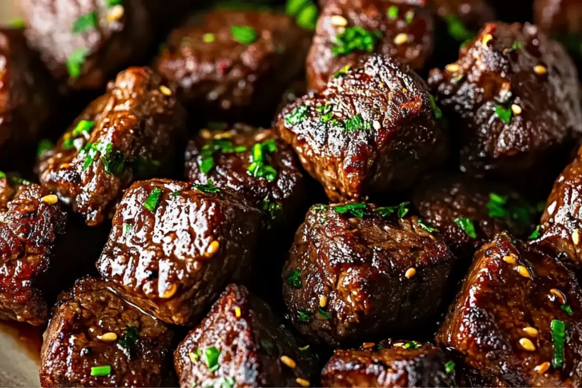 Garlic Steak Bites Recipe