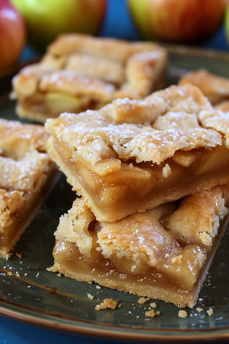 Flaky Apple Pie Bars Recipe