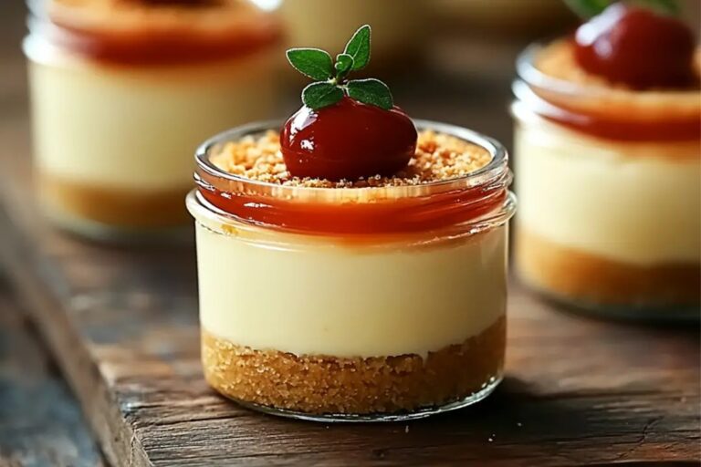 Mini Sweetened Condensed Milk Cheesecake Jars Recipe