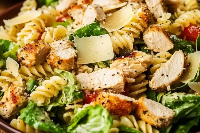 Chicken Caesar Pasta Salad Recipe