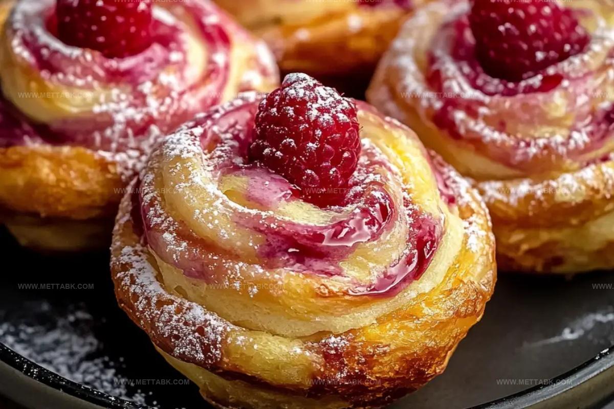 Raspberry Cream Cheese Cruffins Recipe