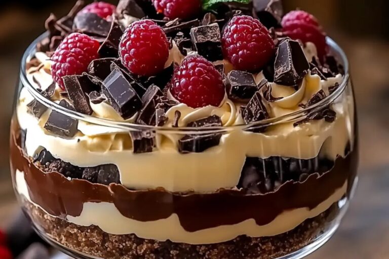 Heavenly Chocolate Cheesecake Trifle Recipe