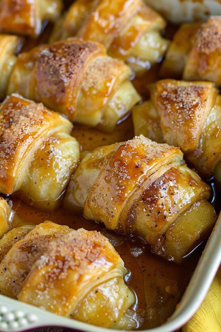Crescent Roll Apple Dumplings Recipe