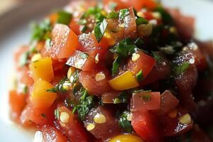 Easy Heirloom Tomato Tartare Recipe
