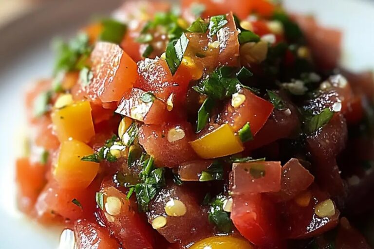 Easy Heirloom Tomato Tartare Recipe