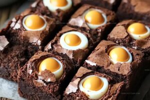 Cadbury Creme Egg Chocolate Brownies Recipe