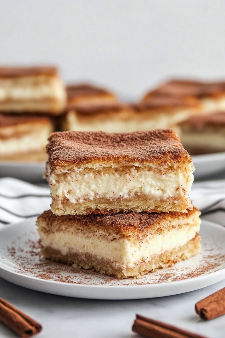 Churro Cheesecake Bars Recipe