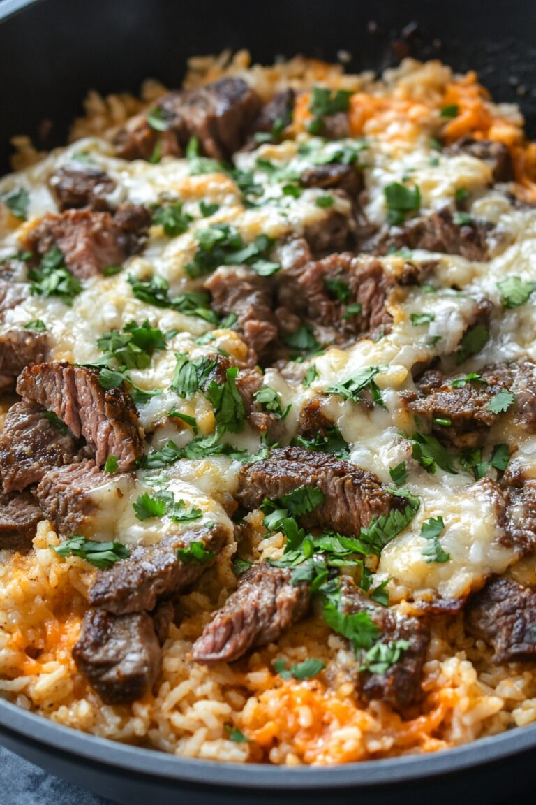 Steak & Queso Rice Recipe