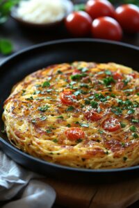 Spaghetti Frittata Recipe
